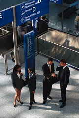 Airport terminal meeting